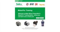 Desktop Screenshot of nidecmotorpro.com